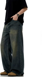 PRIMIAA Wide Leg Green Jeans - Image 4