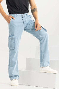 Snitch Regular Men Light Blue Jeans