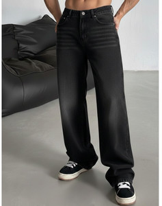 OFTEN Baggy Fit Men Dark Grey Jeans - Image 6