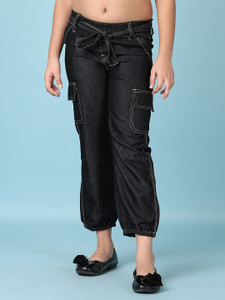 V-MART Regular Girls Black Jeans