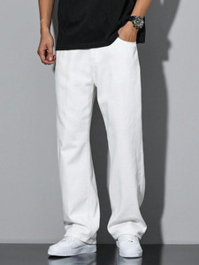 Denim Life Loose Fit Men White Jeans - Image 6