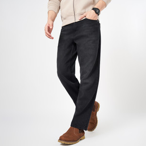 SF Jeans by Pantaloons Loose Fit Men Black Jeans