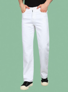 METRONAUT Loose Fit Men White Jeans