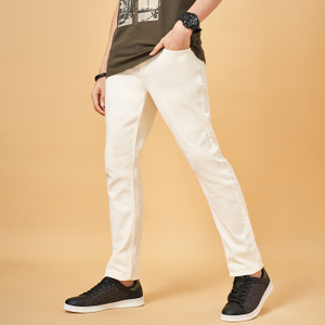 SF Jeans by Pantaloons Skinny Men White Jeans
