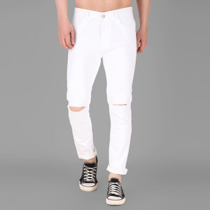 spenze Slim Men White Jeans