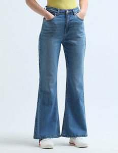 U.S. POLO ASSN. Flared Women Blue Jeans
