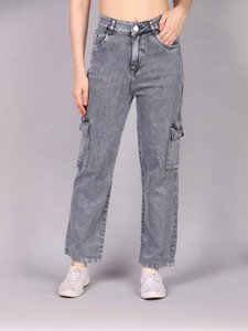 KASHIAN Boyfriend Women Grey Jeans