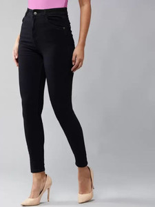 hovac Skinny Women Black Jeans