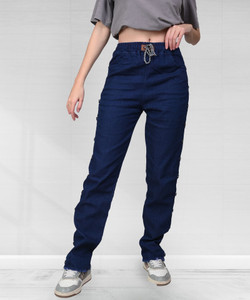 NEUNK Regular Women Dark Blue Jeans