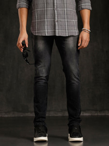 WROGN Slim Men Black Jeans