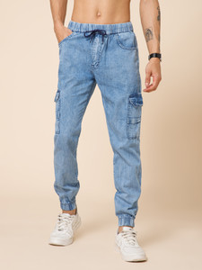 STUDIO NEXX Jogger Fit Men Light Blue Jeans
