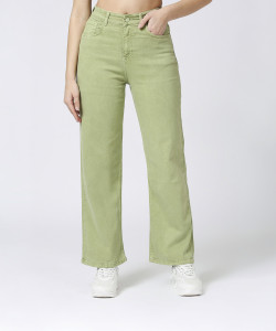 CEFALU Boyfriend Women Green Jeans