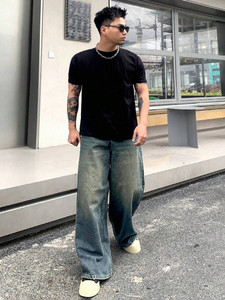 YAMEET Straight Fit Men Blue Jeans - Image 6