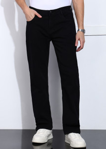 A Flash Boot-Leg Men Black Jeans