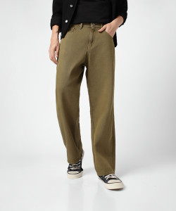 Urbano Fashion Loose Fit Men Green Jeans