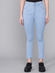 MTCFASHIONPOINT Super Skinny Women Blue Jeans