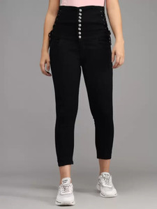 ATVAJAIN Skinny Women Black Jeans