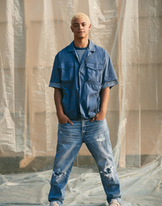 American Eagle Relaxed Fit Men Blue Jeans
