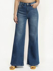 GUTI Flared Women Blue Jeans