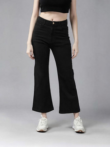 GUTI Flared Women Black Jeans