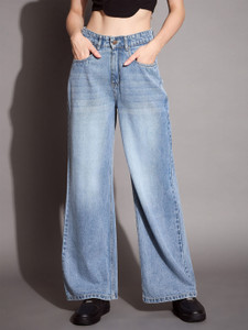 SASSAFRAS Straight Fit Women Blue Jeans