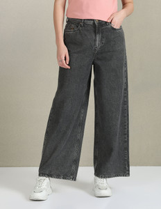 U.S. POLO ASSN. Flared Women Dark Grey Jeans