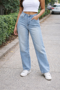 LEDGE&EDGE Straight Fit Women Light Blue Jeans