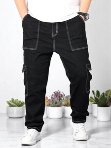 Eliq Jogger Fit Boys Black Jeans