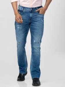Spykar Boot-Leg Men Blue Jeans