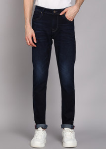 LAWMAN Slim Men Dark Blue Jeans