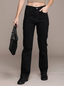 Roadster Tapered Fit Women Black Jeans