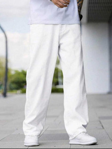 wearworld Loose Fit Men White Jeans - Image 5
