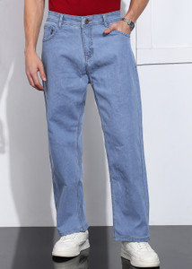 PODGE Loose Fit Men Light Blue Jeans