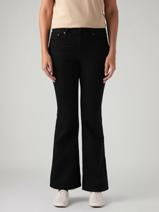 LEVI'S Flared Women Black Jeans