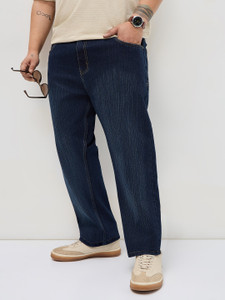 Urbano Plus Straight Fit Dark Blue Jeans - Image 6