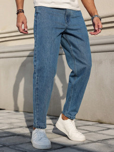 S R Traders Mom Fit Men Blue Jeans - Image 5