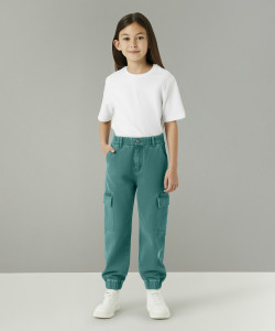 KILLER Jogger Fit Girls Green Jeans