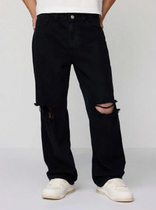 METRONAUT Loose Fit Men Black Jeans