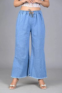 Denton Flared Women Light Blue Jeans