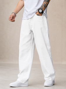 STARVIELLE Men White Relaxed Fit Jeans - Image 5