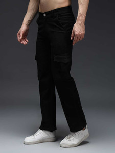 DENIM LOOK Straight Fit Men Black Jeans