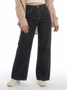 Roadster Straight Fit Women Black Jeans