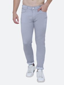 AWACK Regular Men Maroon Jeans