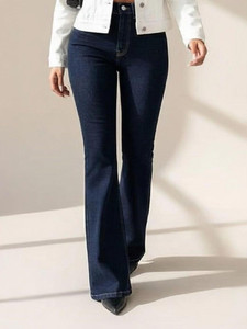 HUNTER & HAYES Regular Women Dark Blue Jeans