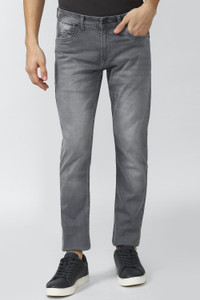 PETER ENGLAND Tapered Fit Men Dark Blue Jeans