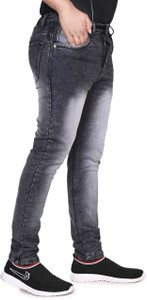 p fashion Slim Men Black Jeans