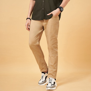 SF Jeans by Pantaloons Skinny Men Brown Jeans