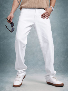 Roadster Straight Fit Men White Jeans - Image 6