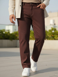 Urbano Plus Regular Men Brown Jeans