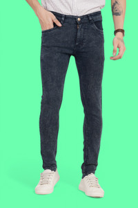 Lzard Slim Men Dark Grey Jeans